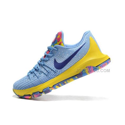 The sportsman kevin durant is becoming more and more famous. KD8 Kevin Durant 8 KD 8 VIII Shoes Lightblue Yellow Purple ...