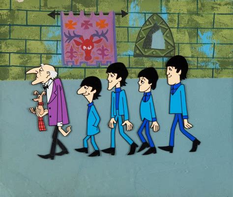 Animation Art From The 1965 The Beatles Saturday Morning Cartoon