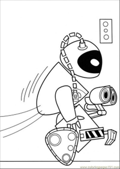 Wall E And Eve Coloring Pages Coloring Home