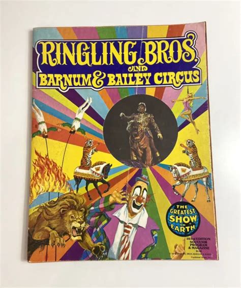 VINTAGE RINGLING BROS And Barnum Bailey Circus Souvenir Show Program