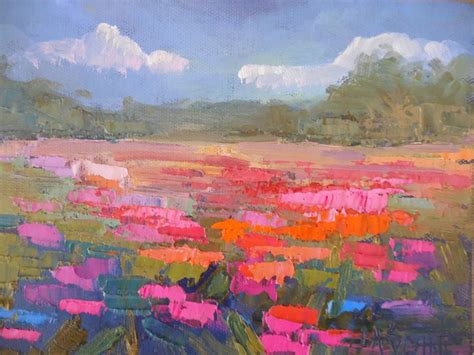Carol Schiff Daily Painting Studio Summer Landscape Painting Palette