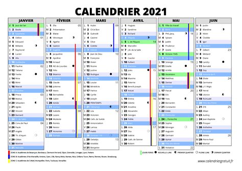 Liste et dates des 52 semaines iso du calendrier 2021 à consulter et à télécharger. Calendrier 2021