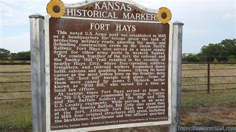Historic Fort Hays Kansas Usa Travel Explorer Usa