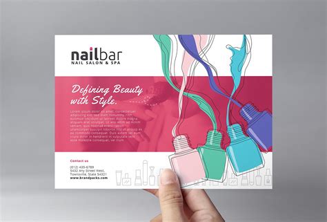 Business flyers are a great, inexpensive way to generate buzz around an upcoming event, promotion, or store opening. Nail Bar Flyer Template ~ Flyer Templates ~ Creative Market