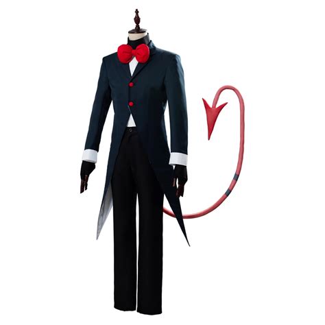 Hazbin Cosplay Hotel Helluva Boss Moxxie Costume Uniform Suit Halloween