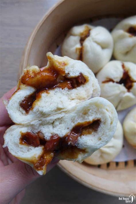 Char Siu Bao Bbq Pork Buns 叉烧包 Red House Spice