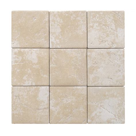 Pizarra Beige 10cm X 10cm Wall And Floor Tile