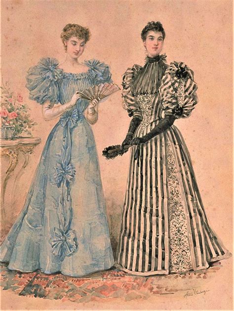La Mode Illustree 1894 1890s Fashion 1901 Fashion Fashion Plates
