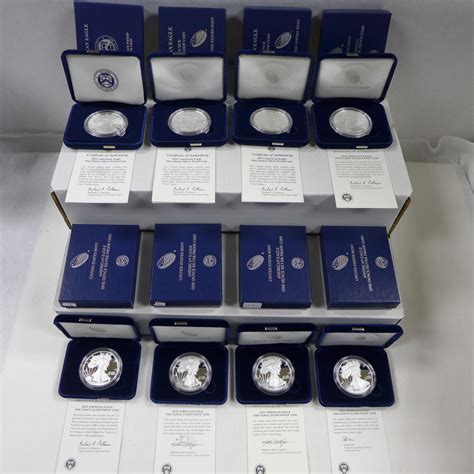 1986 2021 Proof American Silver Eagles Complete Set 35 Coins