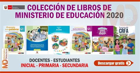 📚 【 Libros Del Ministerio De EducaciÓn 2020 】 ️