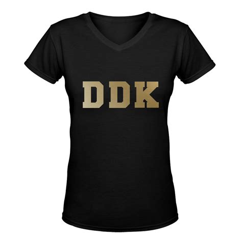 Black And Gold Womens T Shirt Ddkline Apparel
