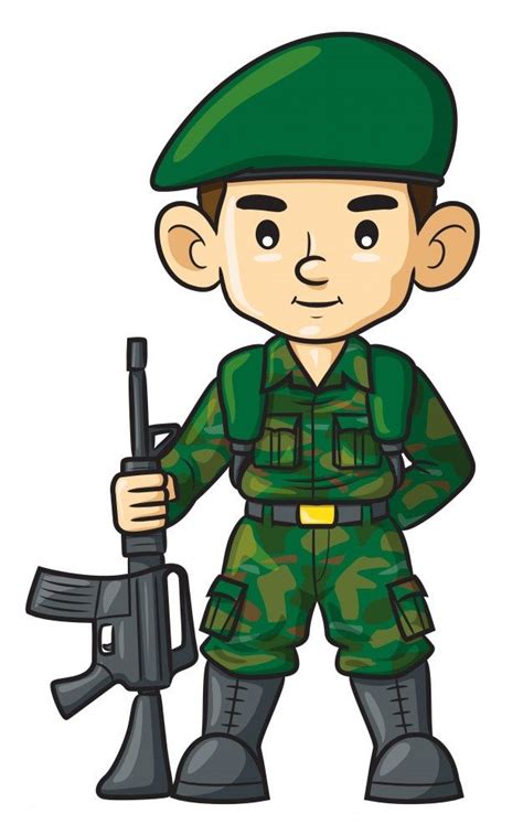 Premium Vector Soldier Cartoon Imagenes De Soldados Dibujos De