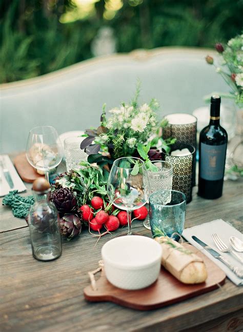 You can adjust the fonts and color themes, as well. An Intimate Farm to Table Dinner Party