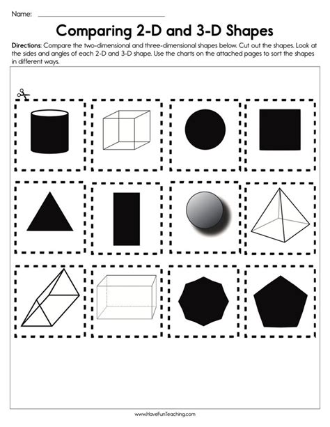 Shapes Worksheets Have Fun Teaching