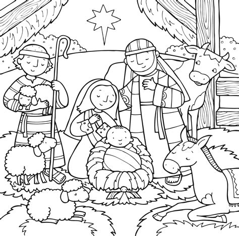 Birth Of Jesus Story With Pictures Printable