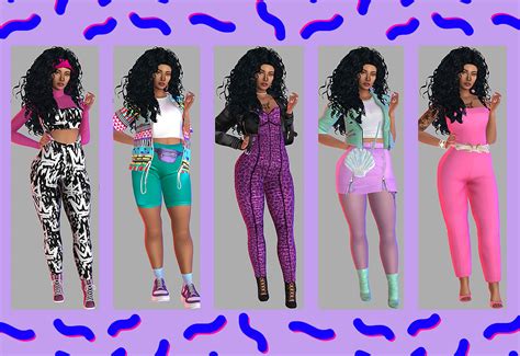 Sims 4 80s Look Book 2 The Sims Book