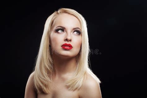 fashion stylish beauty portrait of smiling beautiful blonde girl stock image image of healthy
