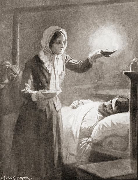Florence Nightingale 1820 Drawing By Vintage Design Pics Fine Art