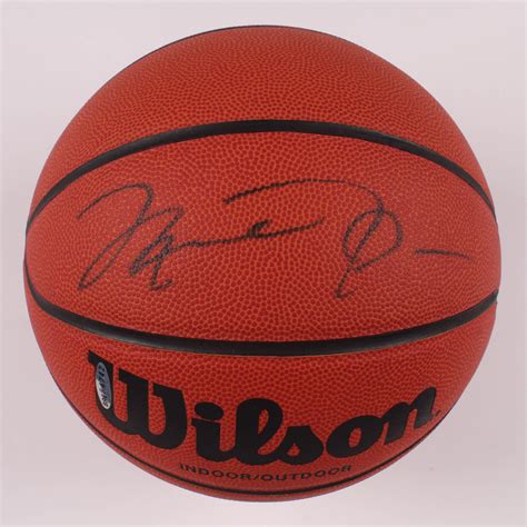 Michael Jordan Signed Basketball Uda Coa Pristine Auction