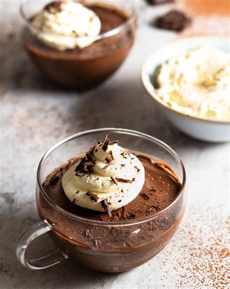 This layered chocolate mousse cake has a lovely texture and rich chocolate flavour, yet is simple to make. 2 Ingredient Chocolate Mousse - Kirbie's Cravings