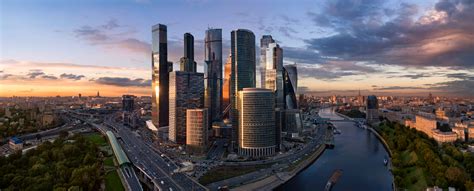 Moscow City Panorama Dronestagram