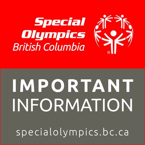 Special Olympics Bc Covid 19 Memo March 18 Special Olympics British