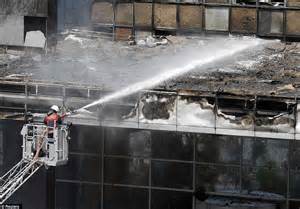Polat Tower Fire Firefighters Put Out Huge Blaze Which Engulfed 150m