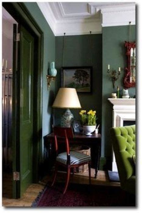 Color On Trend Deep Mossy Olive Green Living Room Green Green