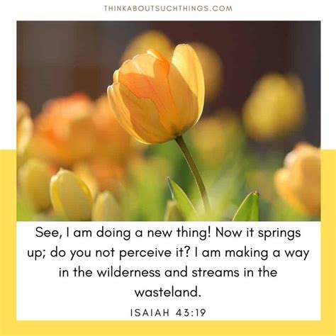 17 Beautiful Spring Bible Verses To Glean From Think About Such