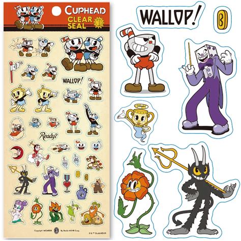 Cuphead Clear Sticker 1