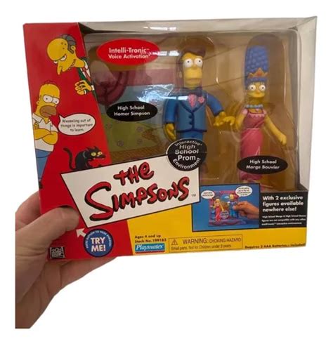 Los Simpsons Playmates High School Prom Homero Y Marge Único