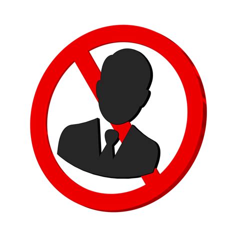 No Men Allowed 3d Icon No Male Sign 3d Rendering 17350082 Png