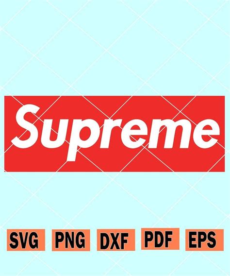 Supreme Logo Svg Bundle Vectorency Mx