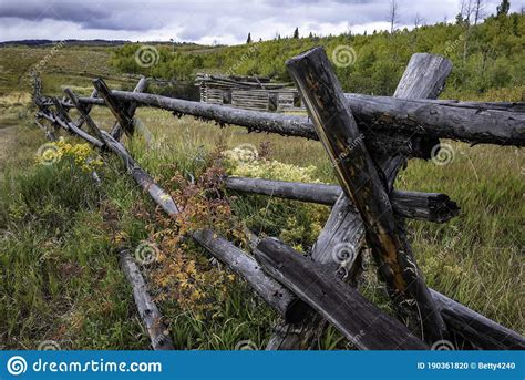 These fence pictures illustrate some of the different materials and styles available. Landscape Of A Split Rail Fence Leading Into The Distance ...