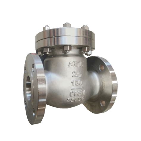 Cf8m Flanged Swing Check Valve Ansi 150 Unimech Asia Pacific