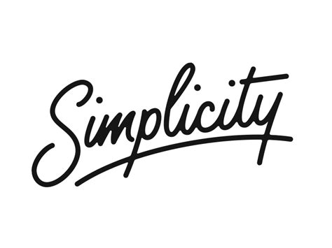 Simplicity By Ian Barnard On Dribbble