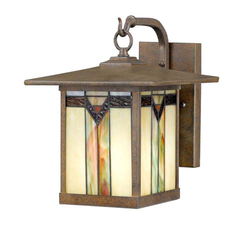 Craftsman style outdoor wall light in bronze 10 inches. Shop allen + roth Vistora 11-3/4-in Bronze Outdoor Wall ...