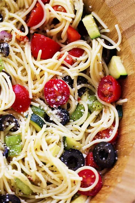 Once fully drained place in a large mixing bowl. California Spaghetti Salad | The Recipe Critic