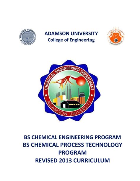 Adamson University College Of Engineering Bs Chemical