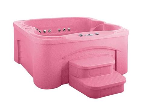 Whats With That Pink Hot Tub Crystal Pools Inc