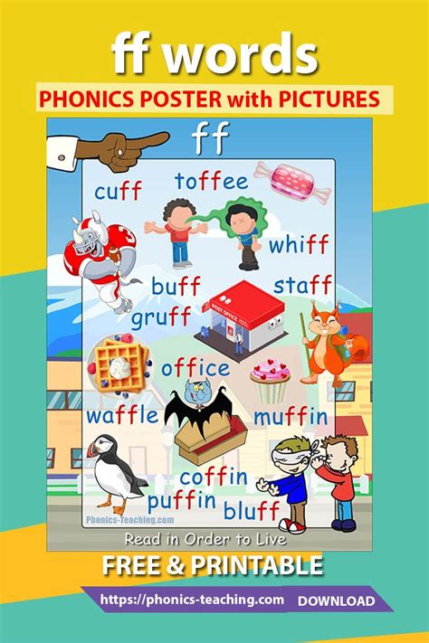 Double Ff Words This Phonics Lesson For Kids Is The Perfect Addition