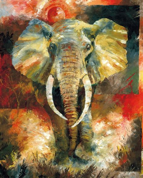 Wildlife African Elephant Art And Painting Elephant Art Elephant Art