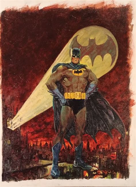 Classic Batman Cover Recreation In Larry Wilsons April 2023 Painted