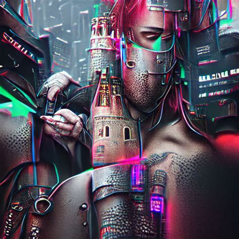 Medieval Cyberpunk Ai Generated Artwork Nightcafe Creator
