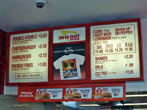 Malaysia, truly asia is malaysia's tourism slogan, and it couldn't be more fitting. Menu Board (prices as of March 2015) - Picture of In-N-Out ...