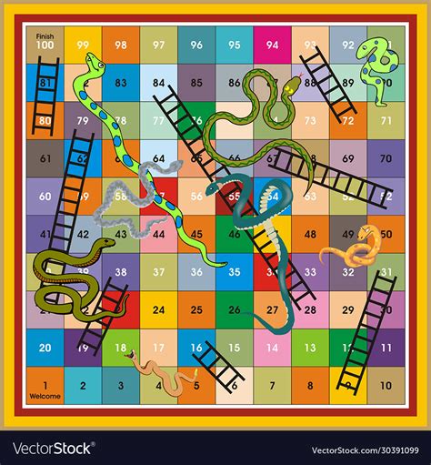 Snakes And Ladders Template Free Download Stountim