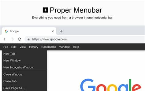 This is part of a bigger redesign google is rolling out to all of its services over the next few months. Proper Menubar for Google Chrome - Chrome Web Store