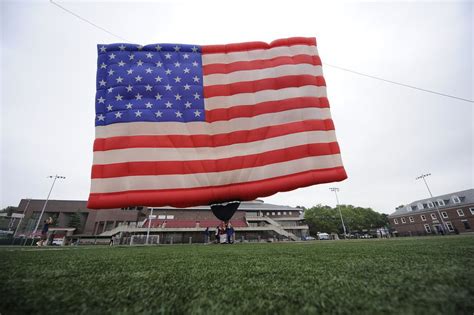 Hobokens Stevens Institute Flies Worlds Largest Flag In Honor Of Flag