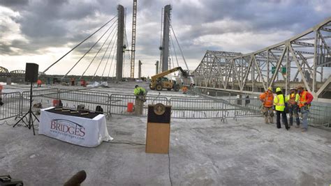 The closure information is as follows. New I-65 bridge at Louisville to open by Christmas