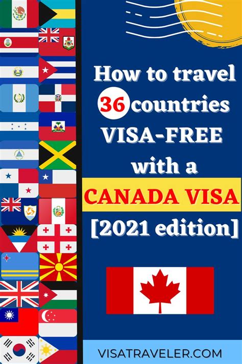 37 Countries You Can Travel Visa Free With Canada Visa 2022 Edition